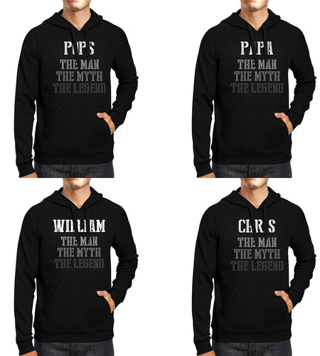 Custom Name The Man Myth Legend Hoodie For Grandpa